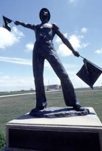 Coast Guard Statue at TRACEN